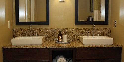 modern his and her sinks his and her sinks modern bathroom la crosse wi